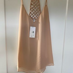 Nude color tank top